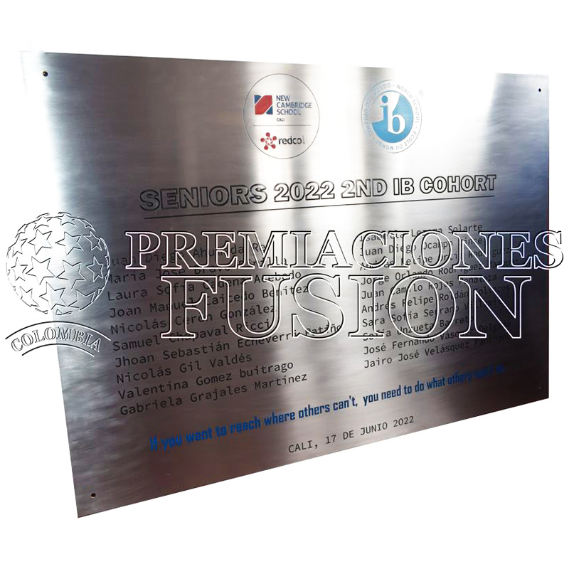 Placa conmemorativa, placa/placa grabada, placa de trofeo grabada  personalizada, 2 x 4 pulgadas, 18 colores, grabado con láser (contorno),  fabricado